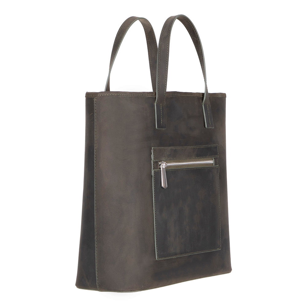 Valetto Leather Tote Bag – Cypress