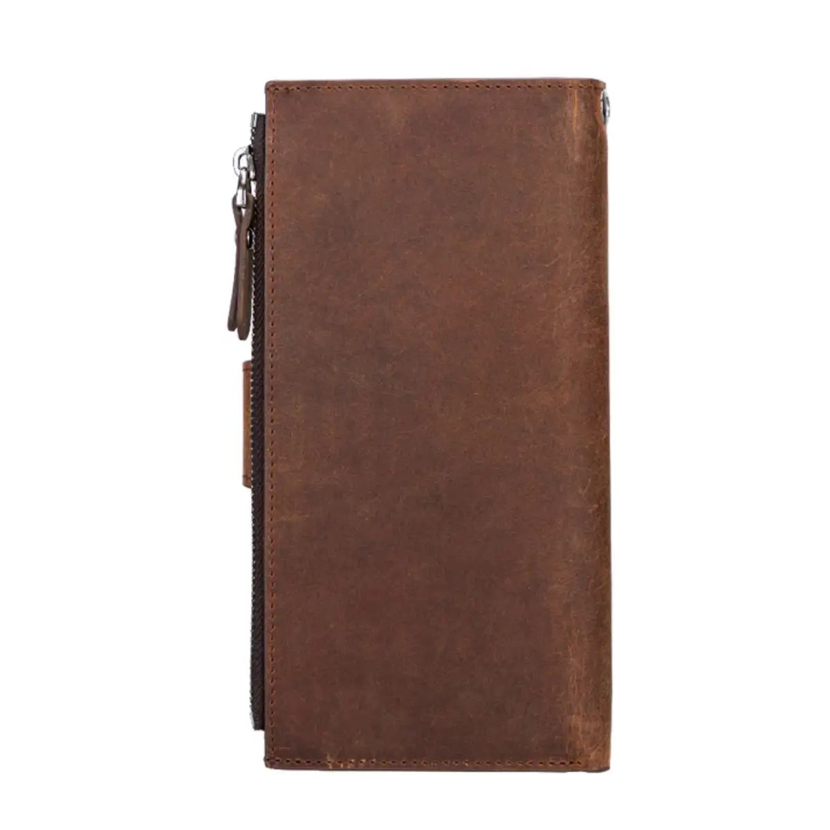 Women's Crossbody Wallet-Distressed Brown