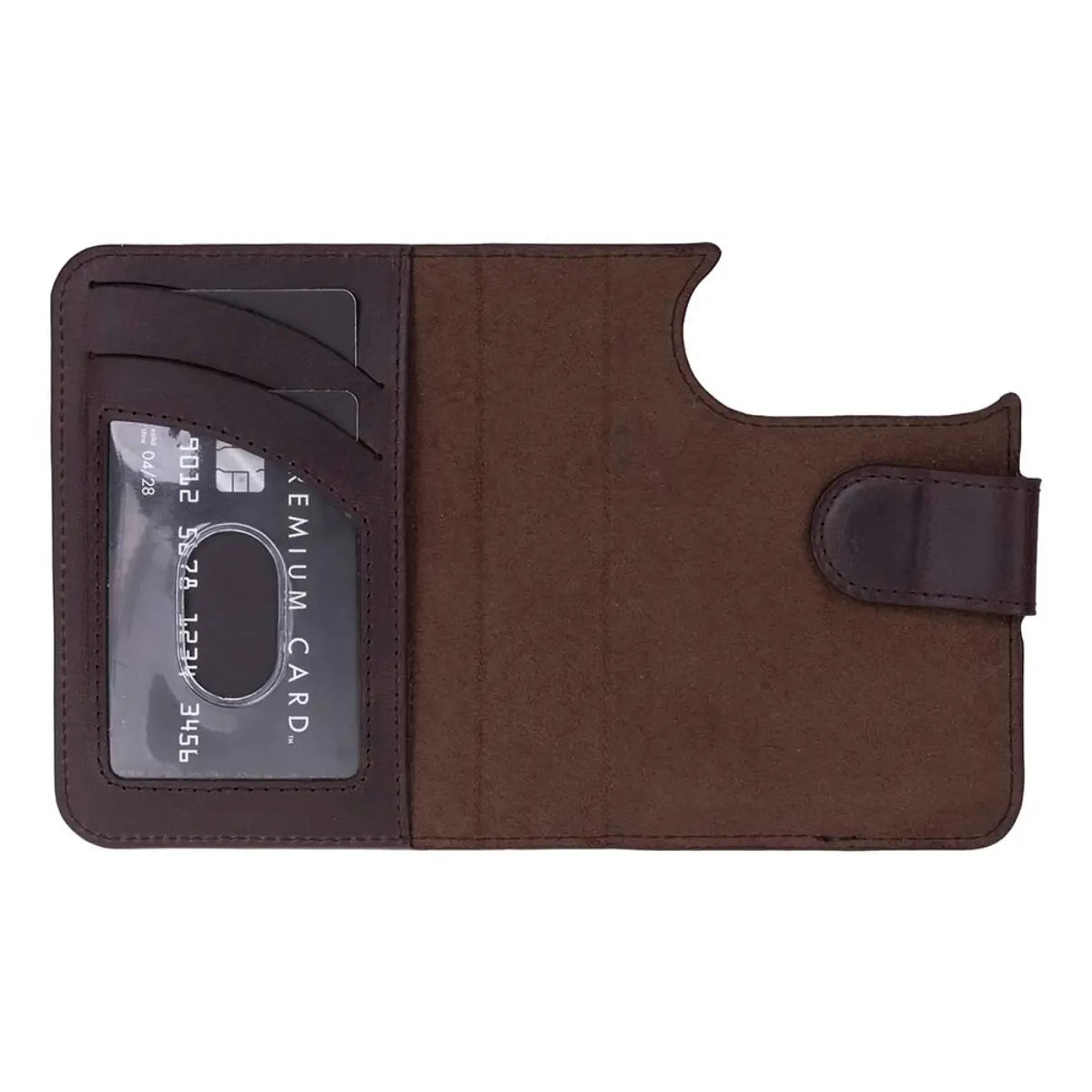 iPhone Duo Leather Case – Dark Brown