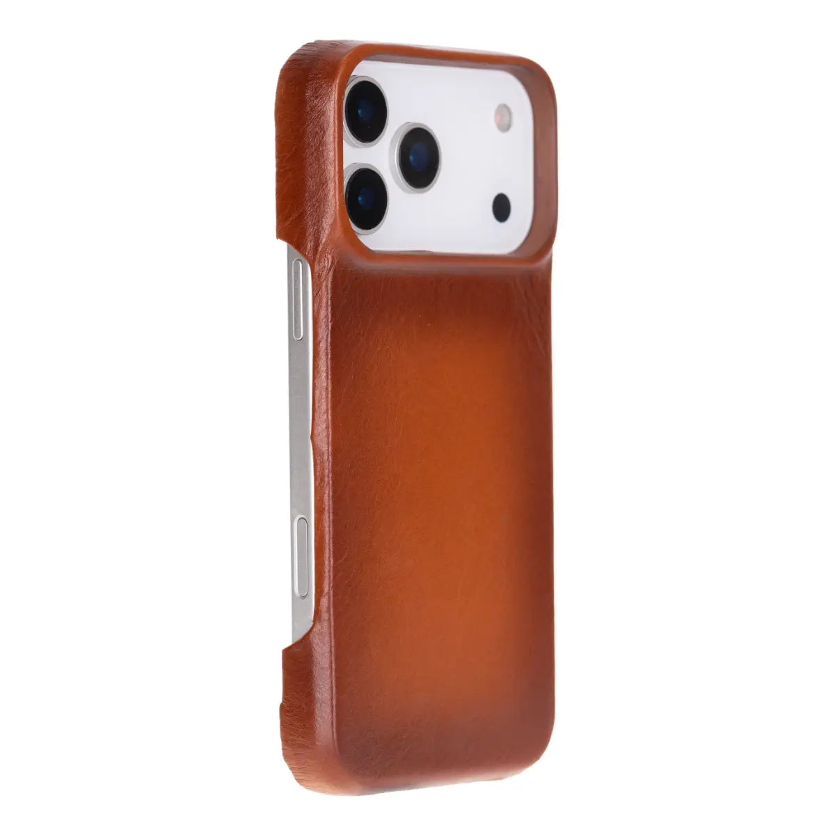 iPhone 18 Pro Leather Case – Burnished Tan (Prestige)