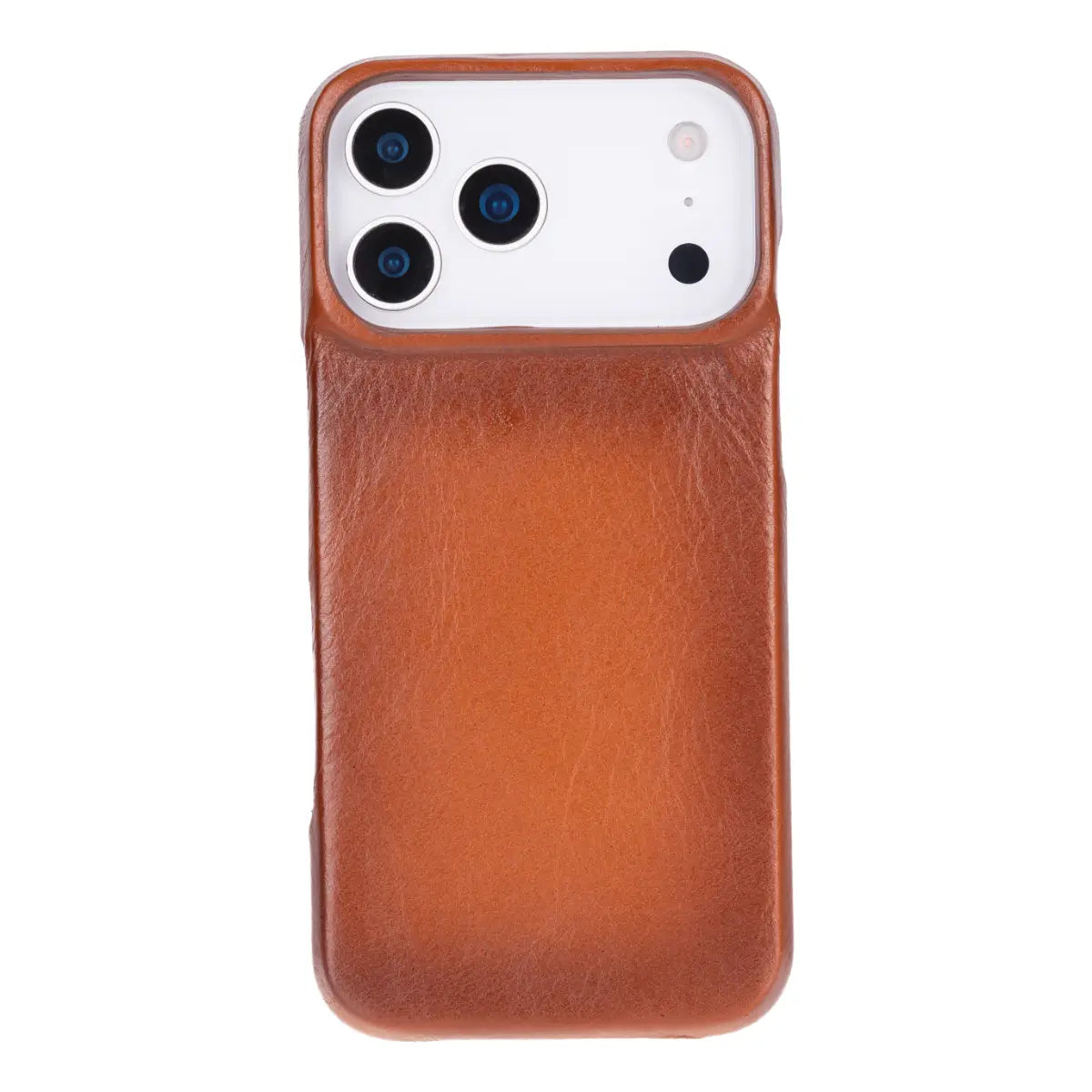 iPhone 18 Pro Leather Case – Burnished Tan (Prestige)