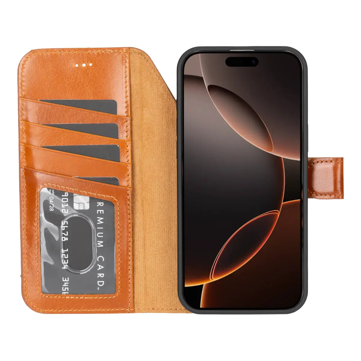 iPhone 18 Pro Max Leather Case – Burnished Tan (Vero) | O2 Leather