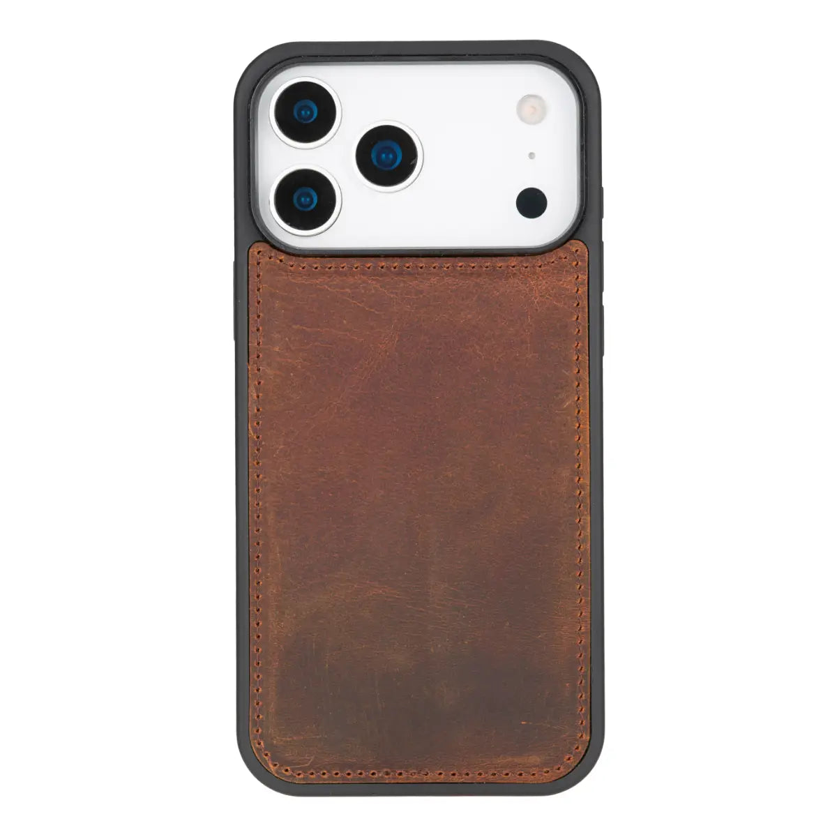iPhone 18 Pro Max Leather Case – Distressed Brown (Vero) | O2 Leather