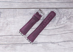 Genuine Leather Purple Band for Apple Watch