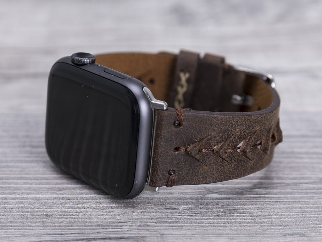 Genuine Leather Dark Brown Sport Band (Boras)