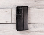 Magnetic Leather Wallet Case for Galaxy S21