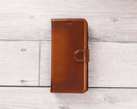 Magnetic Leather Wallet Case for Galaxy S21