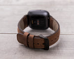 Leather Antic Brown Band for Fitbit Watch