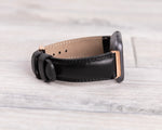 Leather Black Band for Fitbit Watch