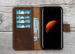 Antic Brown Magnetic Leather Case for iPhone X/XS/XR/XS Max