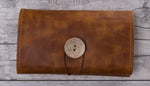 Camel Brown Leather Cable Organizer