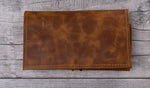 Camel Brown Leather Cable Organizer