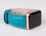 Genuine Leather Turquoise Band for Apple Watch