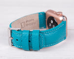 Genuine Leather Turquoise Band for Apple Watch