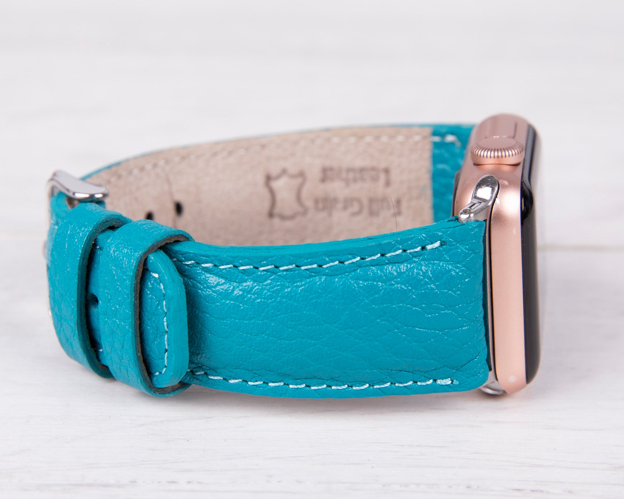 Genuine Leather Turquoise Band for Apple Watch