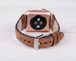 Antic Brown Leather Slim Band for Apple Watch