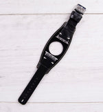 Black Full Grain Leather Cuff (Pulsar) for Apple Watch