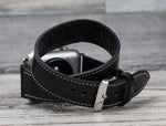 Genuine Leather Black Double Tour for Apple Watch