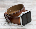Genuine Leather Brown Double Tour for Apple Watch