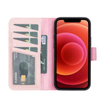 Pink Leather Magnetic Case for iPhone 13 Pro Max (6.7")