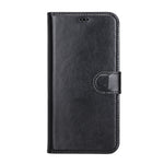 Black Leather Magnetic Case for iPhone 13 Pro MAX (6.7")