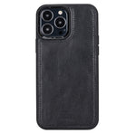 Black Leather Magnetic Case for iPhone 13 Pro MAX (6.7")