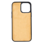 Yellow Leather Magnetic Case for iPhone 13 Pro Max (6.7")