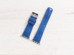 Full Grain Leather Blue Band for Apple Watch