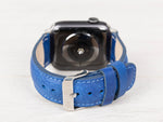 Full Grain Leather Blue Band for Apple Watch