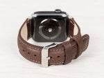 Brown Leather Band for Apple Watch