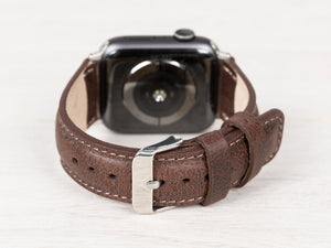 Brown Leather Band for Apple Watch