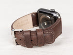 Brown Leather Band for Apple Watch