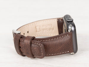 Brown Leather Band for Apple Watch