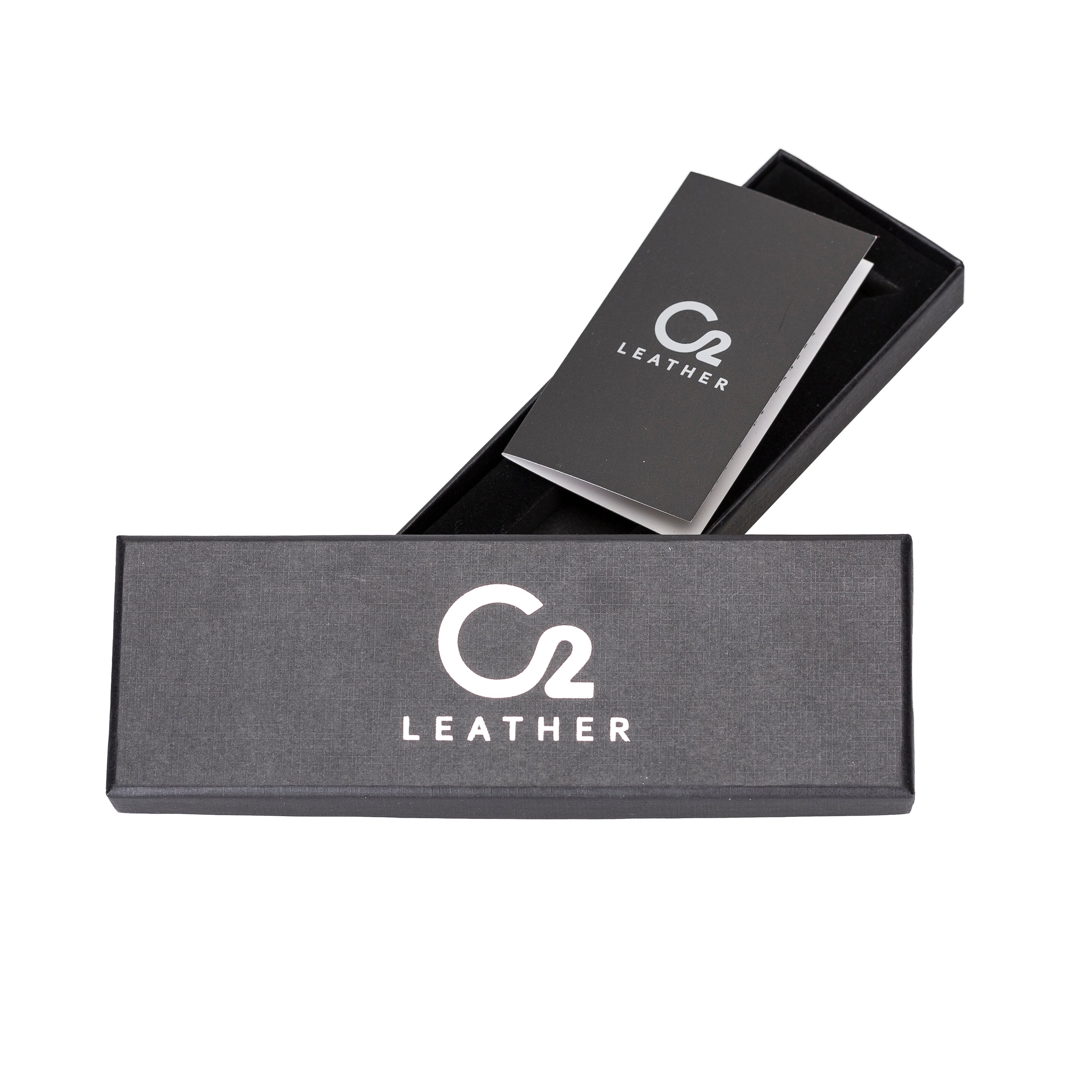 Camel Brown Slim Double Wrap Leather Band (Rose Gold Rivet)