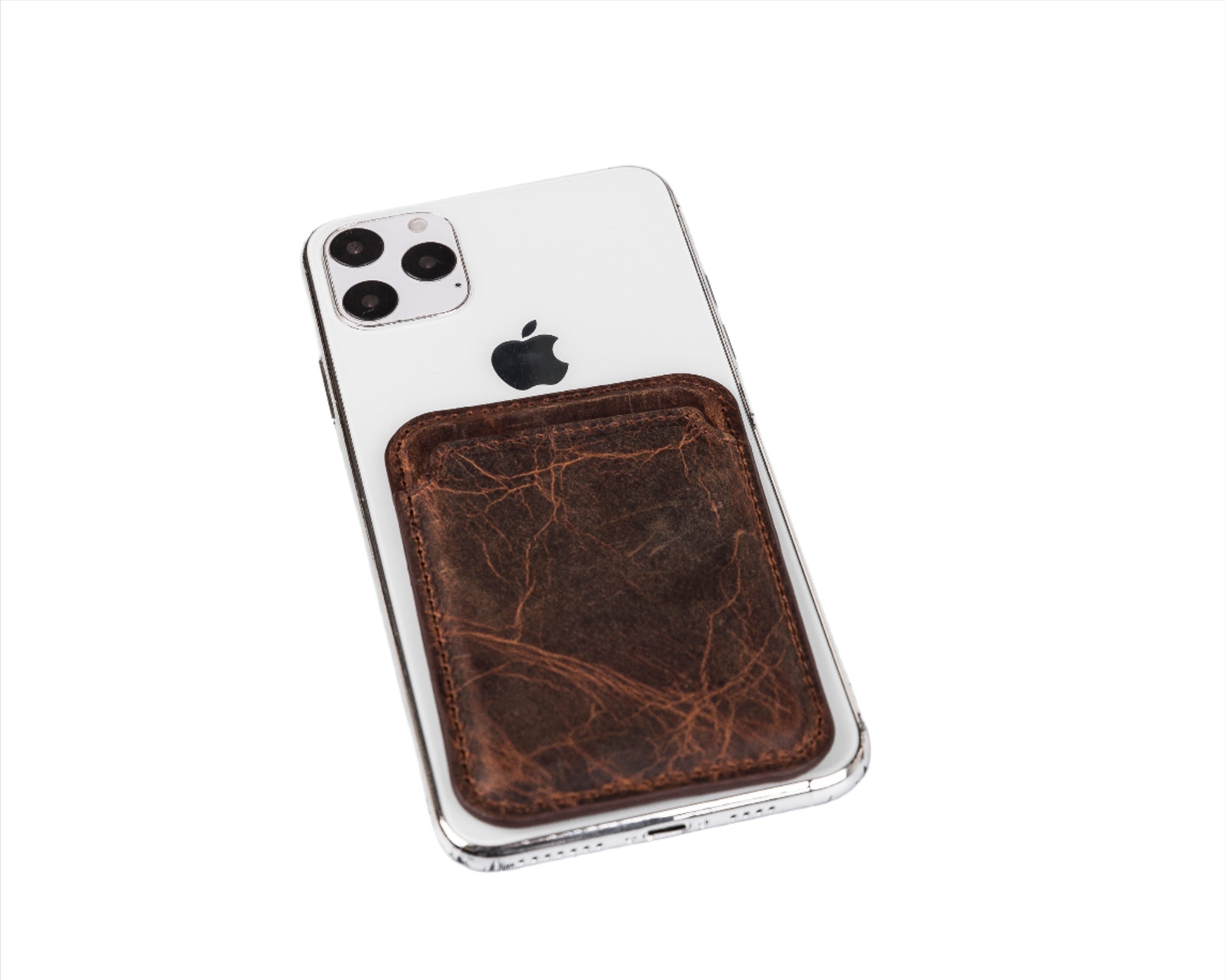 Burnished Tan Leather Magnetic Wallet Case for iPhone 12 Mini (5.4) –  O2Leather