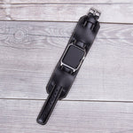 Genuine Leather Black Cuff for Apple Watch