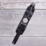 Genuine Leather Black Cuff for Apple Watch