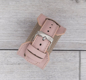 Leather Pink Cuff for Apple Watch