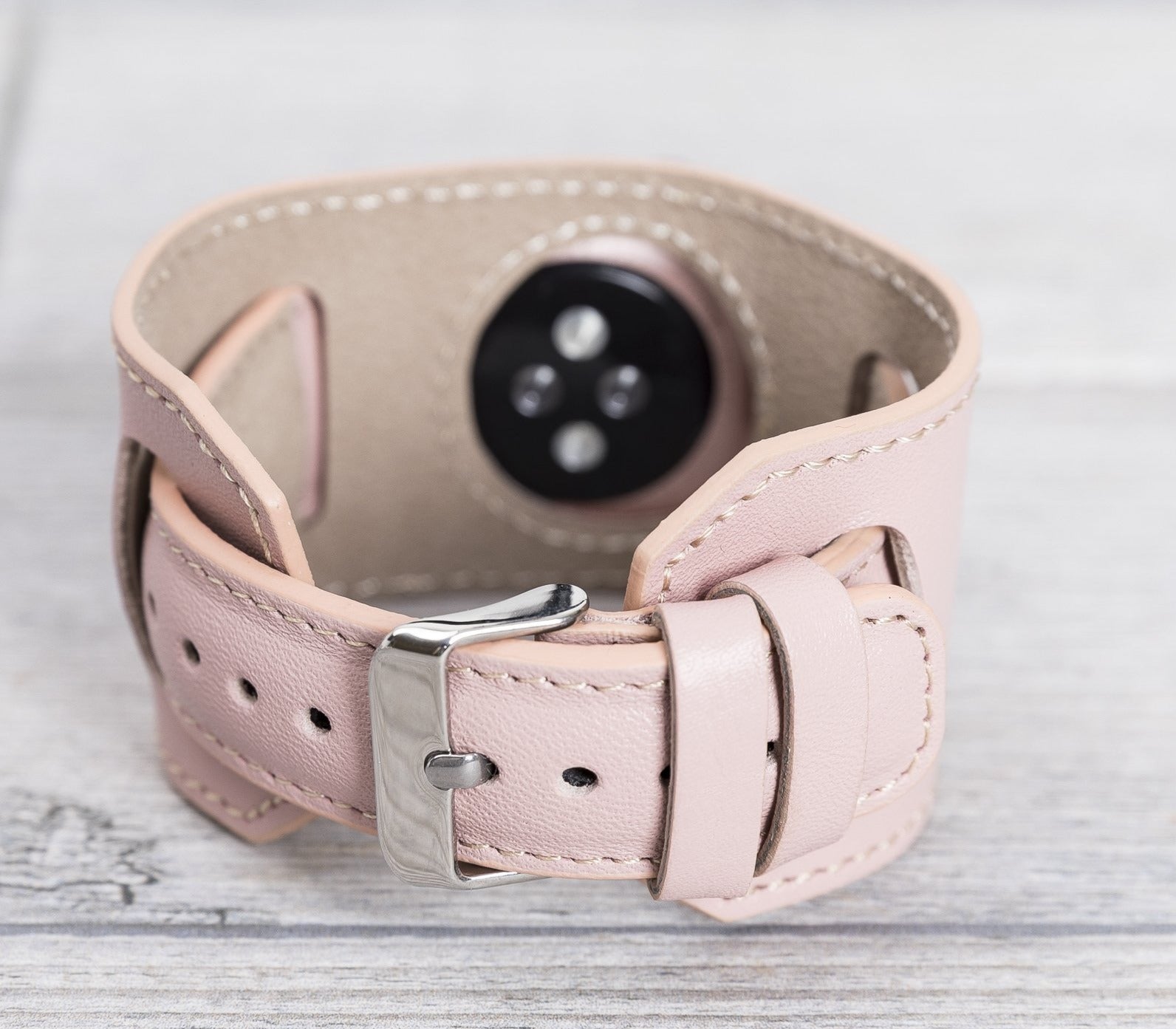 Leather Pink Cuff for Apple Watch