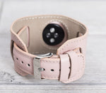 Leather Pink Cuff for Apple Watch
