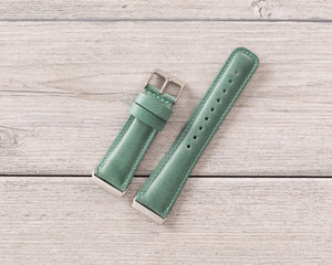 Sea Green Leather Band for Fitbit Watch