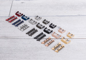Beige Slim Full Grain Leather Band for Apple Watch