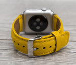 Full Grain Leather Yellow Band for Apple Watch