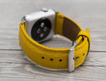 Full Grain Leather Yellow Band for Apple Watch