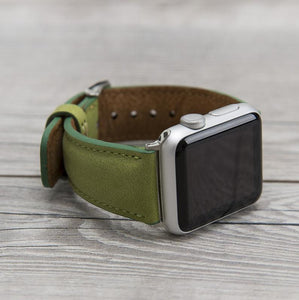 Full Grain Leather Green Band for Apple Watch