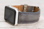 Burnished Gray Full Grain Leather Band for Apple Watch