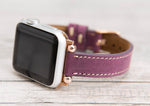 Leather Purple Slim Ferro Band for Apple Watch