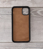 Burnished Brown Leather Magnetic Wallet Case for iPhone 11 Models