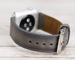 Burnished Gray Full Grain Leather Band for Apple Watch