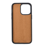 Camel Brown Leather Wallet Case for iPhone 14 PRO (6.1")